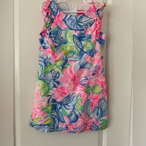 Lilly Pulitzer Girls Steffi Shift Dress in Havana print